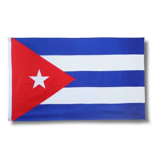 Kuba Cuba Fahne Flagge 90 x 150 cm Fanartikel Hissfahne Ösen WM EM