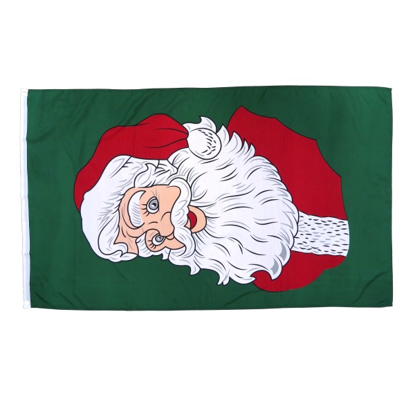 Weihnachtsmann Santa Clause Weihnachten Fahne Flagge 90 x 150 cm Fanartikel Hissfahne WM EM