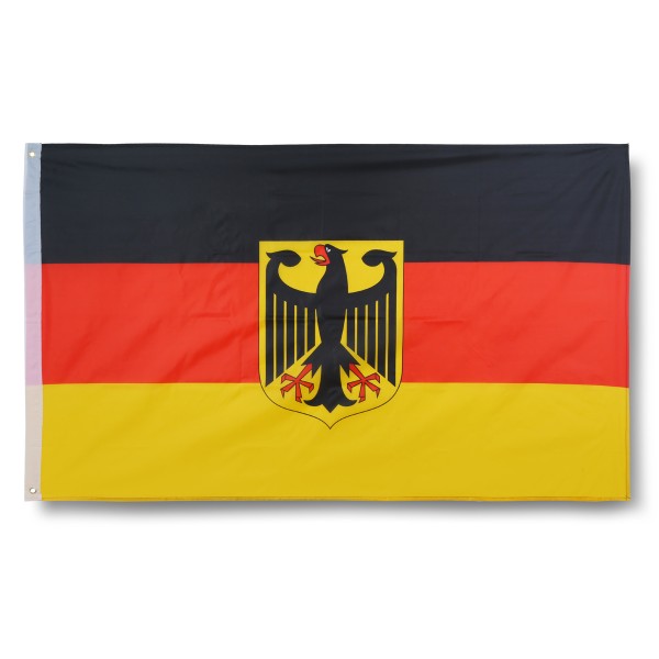 Deutschland Adler Germany Eagle Fahne Flagge 90 x 150 cm Fanartikel Hissfahne Ösen WM EM