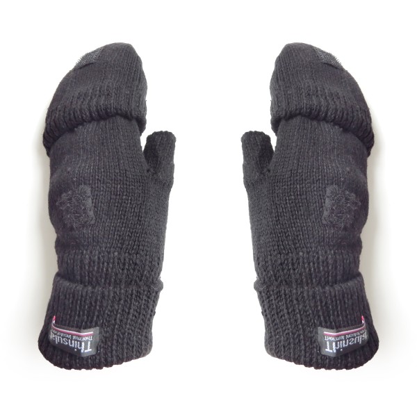 Knitted Gloves Halffinger Wool Fleece Mitten Winter