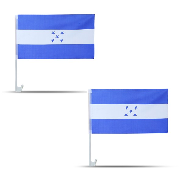 2er SET Auto Flagge &quot;Honduras&quot; Fußball EM Fahne Fan Fanset