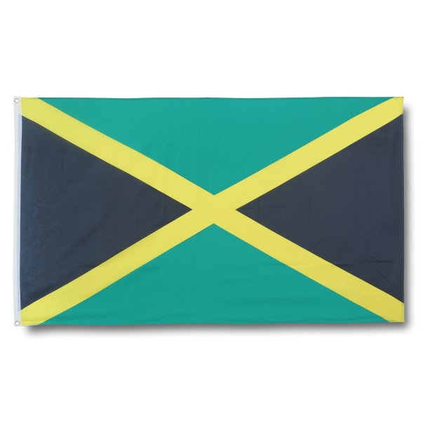 Jamaika Jamaica Fahne Flagge 90 x 150 cm Fanartikel Hissfahne Ösen WM EM