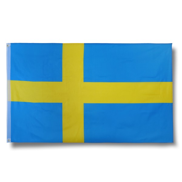 Schweden Sweden Fahne Flagge 90 x 150 cm Fanartikel Hissfahne Ösen WM EM