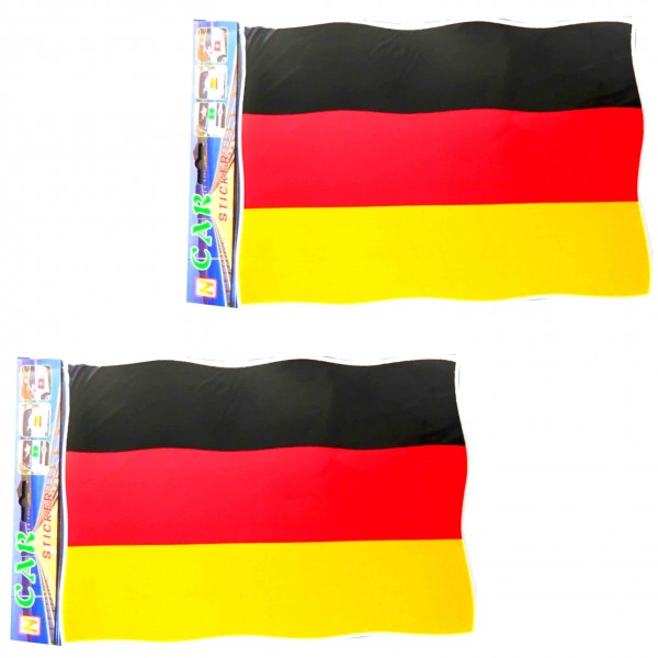 Flagge Deutschland Fußball Sticker Fan WM Russland Auto-Aufkleber 