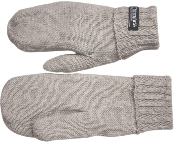Knitted Mitten Gloves Wool Unisex
