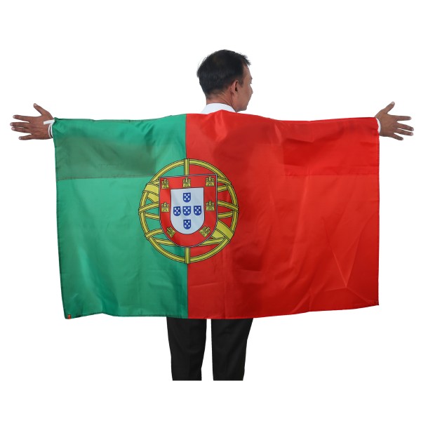 Fan Poncho &quot;Portugal&quot; Umhang Flagge Fußball WM Länder Cape