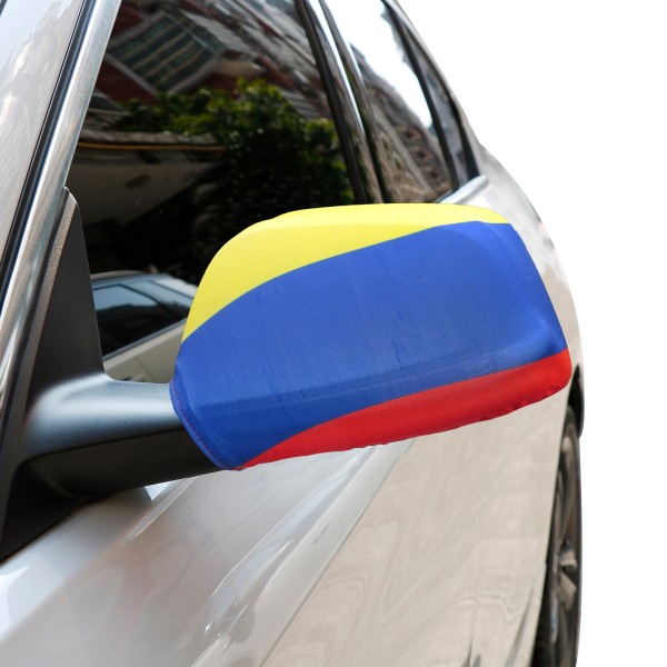 Auto Außenspiegel Fahne Set &quot;Kolumbien&quot; Colombia Bikini Flagge EM WM