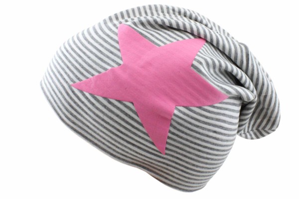 Beanie Slouch &quot;Maritime Star&quot; Baby Stripes