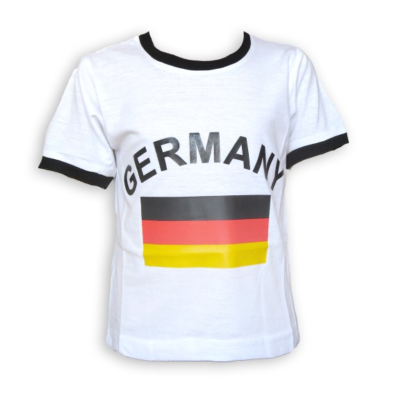 Kinder T-Shirt &quot;Deutschland&quot; Fanshirt WM Fußball Baumwolle