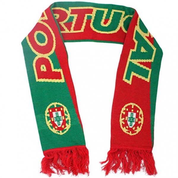 Portugal Fanschal Schal Fussball Fußballschal glänzend 