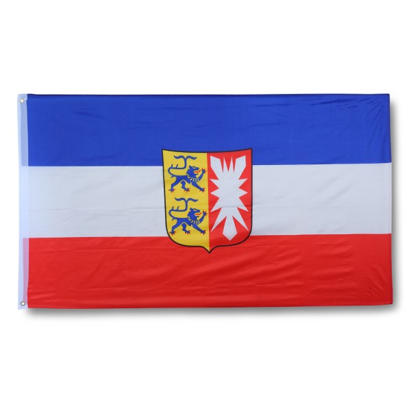 Schleswig-Holstein Fahne Flagge 90 x 150 cm Fanartikel Hissfahne Ösen WM EM