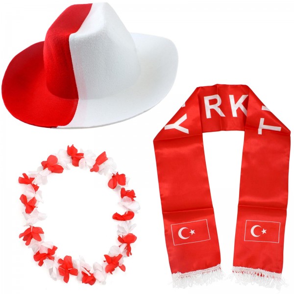 Fan-Paket-1 &quot;Türkei&quot; WM EM Fußball Fan Anfeuern Party