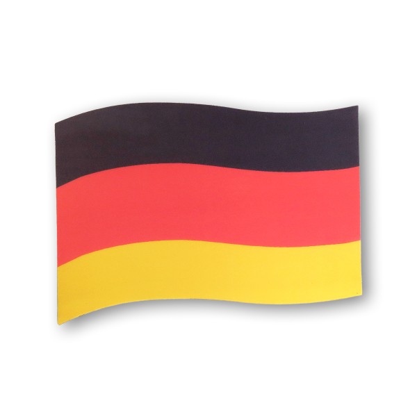Fanpaket Auto &quot;3D-Magnet Autoflagge&quot; WM Fußball Außentür Länder