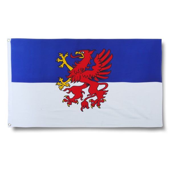 Pommern Fahne Flagge 90 x 150 cm Fanartikel Hissfahne Ösen WM EM