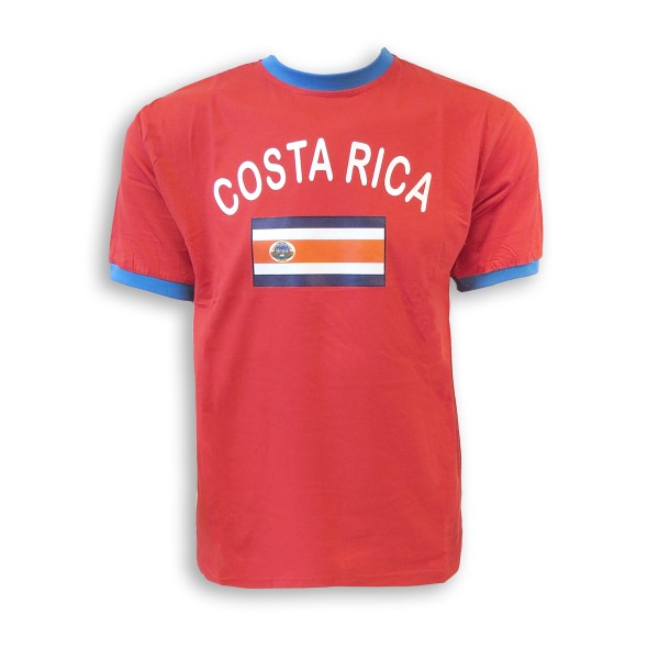 Fan-Shirt &quot;Costa Rica&quot; Unisex Fußball WM EM Herren T-Shirt