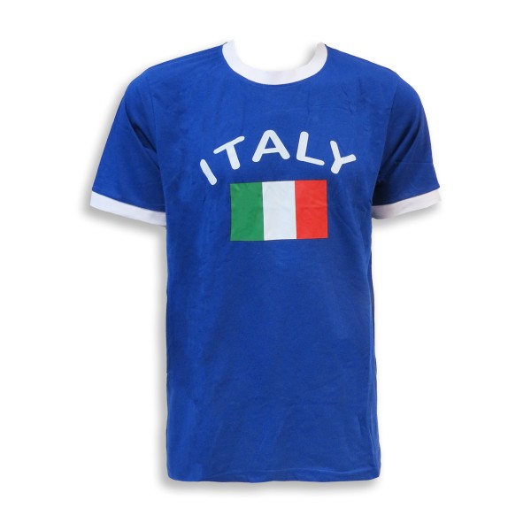 Fan-Shirt &quot;Italy&quot; Unisex Fußball WM EM Herren T-Shirt