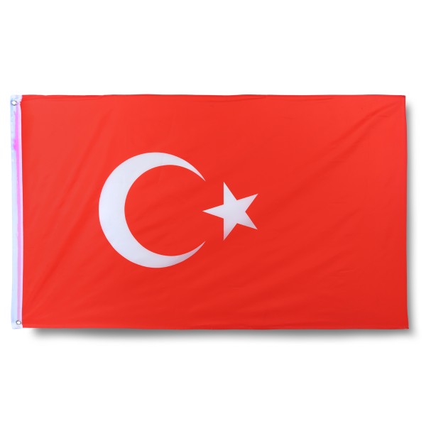 Türkei Turkey Turkiye Fahne Flagge 90 x 150 cm Fanartikel Hissfahne Ösen WM EM