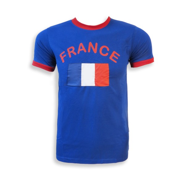 Fan-Shirt &quot;France&quot; Unisex Fußball WM EM Herren T-Shirt
