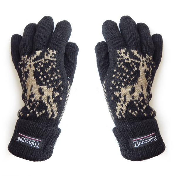 Knitted Gloves Wool Fleece Winter Unisex