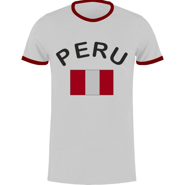 PERU FANSHIRT Herren T-Shirt Gr.S bis XXL WM 2018 Weltmeisterschaft 