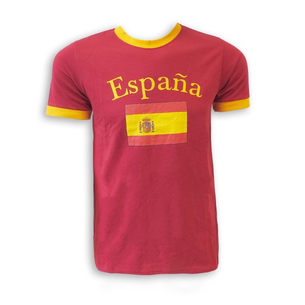 Fan-Shirt &quot;España&quot; Unisex Fußball WM EM Herren T-Shirt
