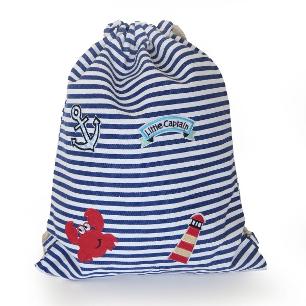 Daypack &quot;Mini Anchors&quot; Maritime Beach Backpack