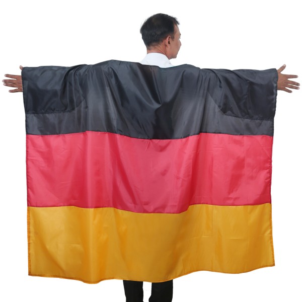 Fan Poncho &quot;Deutschland&quot; Germany Umhang Flagge Fußball WM Länder Cape
