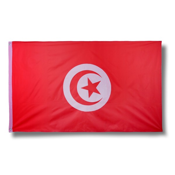 Tunesien Tunisia Fahne Flagge 90 x 150 cm Fanartikel Hissfahne Ösen WM EM