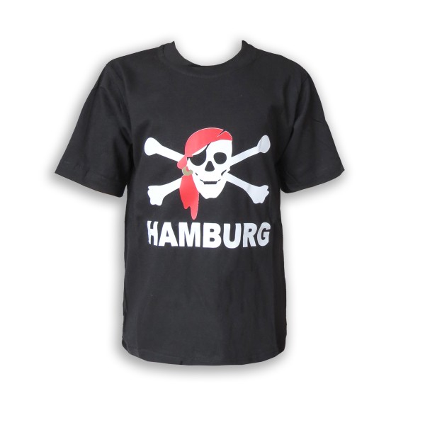 Kinder T-Shirt &quot;Hamburg Pirat&quot; Baumwolle