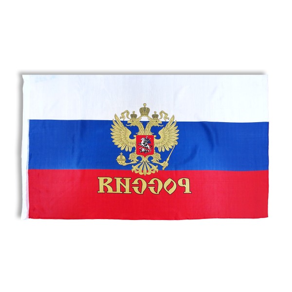 Russland Russia Wappen Fahne Flagge 90 x 150 cm Fanartikel Hissfahne WM EM