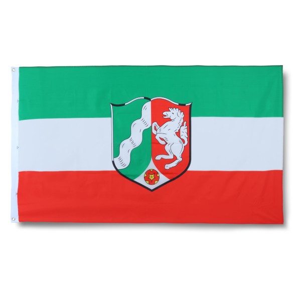 Nordrhein-Westfahlen Fahne Flagge 90 x 150 cm Fanartikel Hissfahne Ösen WM EM