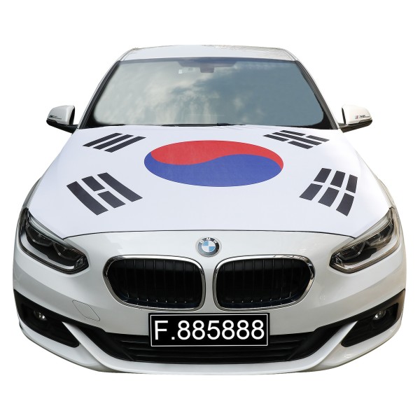 EM Fußball &quot;Südkorea&quot; South Korea Motorhauben Überzieher Auto Flagge Fahne