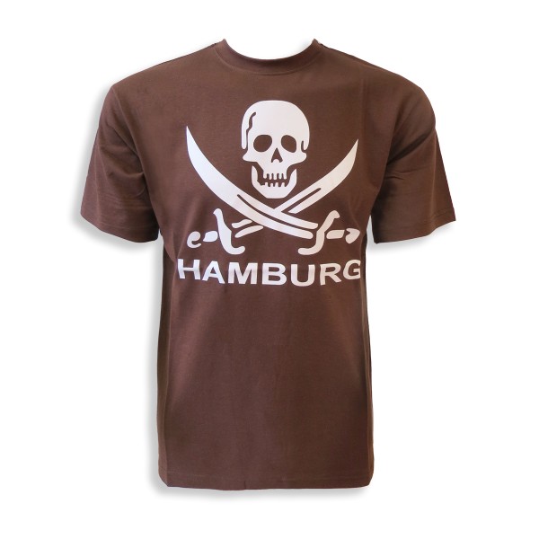 T-Shirt &quot;Totenkopf Hamburg&quot; Schwert Skull