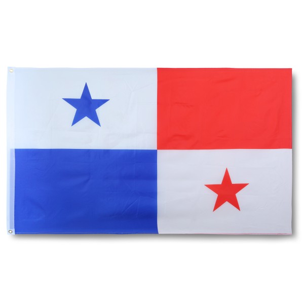 Panama Fahne Flagge 90 x 150 cm Fanartikel Hissfahne Ösen WM EM