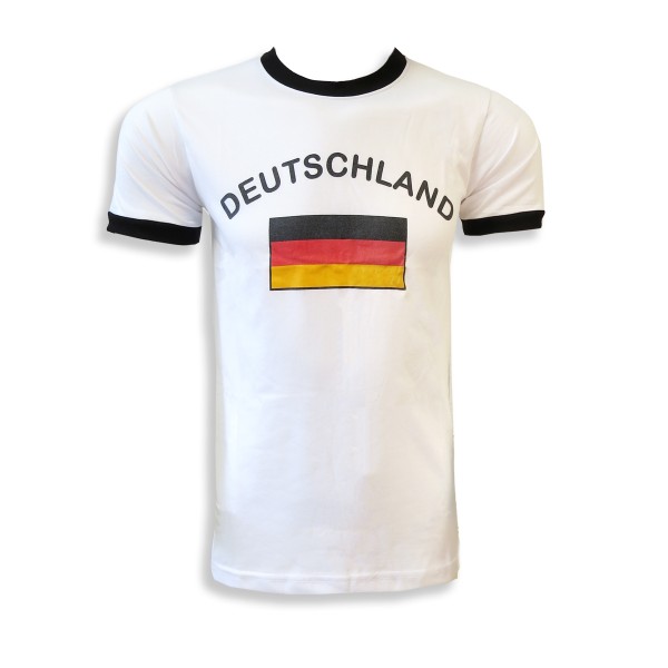 Fan-Shirt &quot;Deutschland&quot; Unisex Fußball WM EM Herren T-Shirt