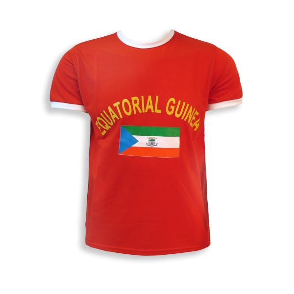 Fan-Shirt &quot;Äquatorial Guinea&quot; Unisex Fußball WM EM Herren T-Shirt