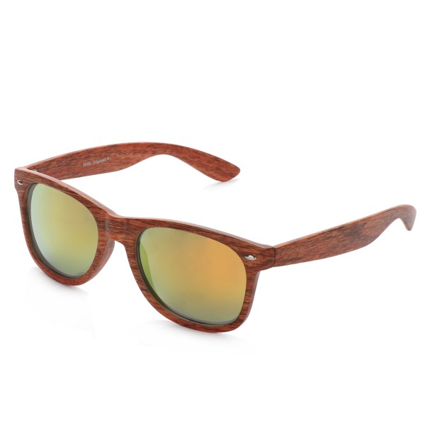 Sunglasses &quot;Wooden Classic&quot; Mirrored Glasses Summer