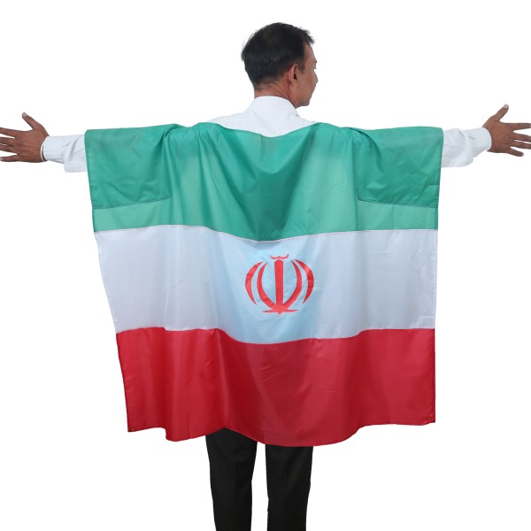 Fan Poncho &quot;Iran&quot; Umhang Flagge Fußball WM Länder Cape