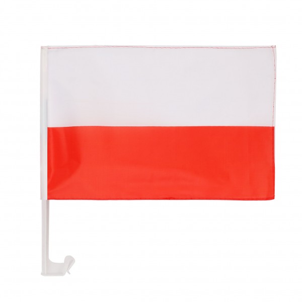 2er SET Auto Flagge &quot;Polen&quot; Fußball EM Fahne Fan Fanset