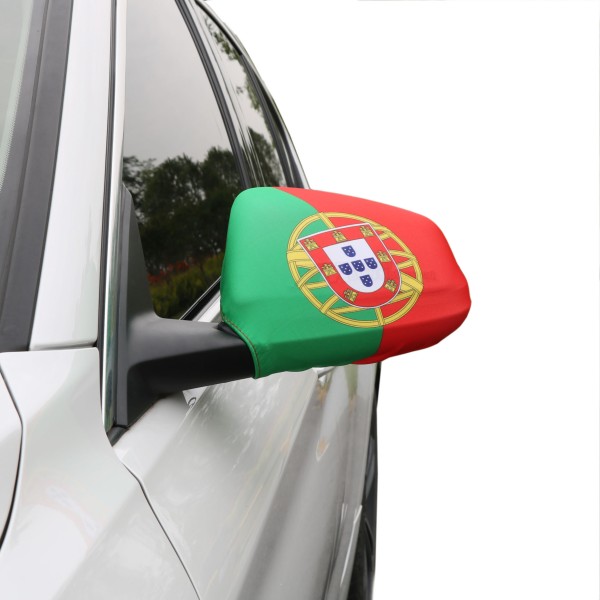 Auto Außenspiegel Fahne Set &quot;Portugal&quot; Bikini Flagge EM WM
