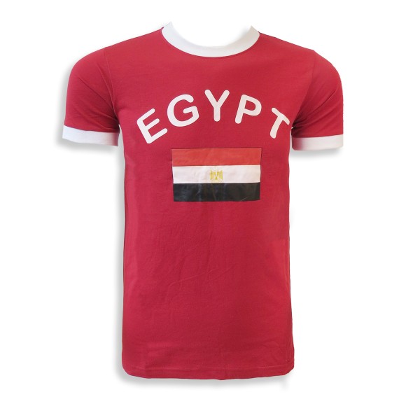Fan-Shirt &quot;Egypt&quot; Unisex Fußball WM EM Herren T-Shirt
