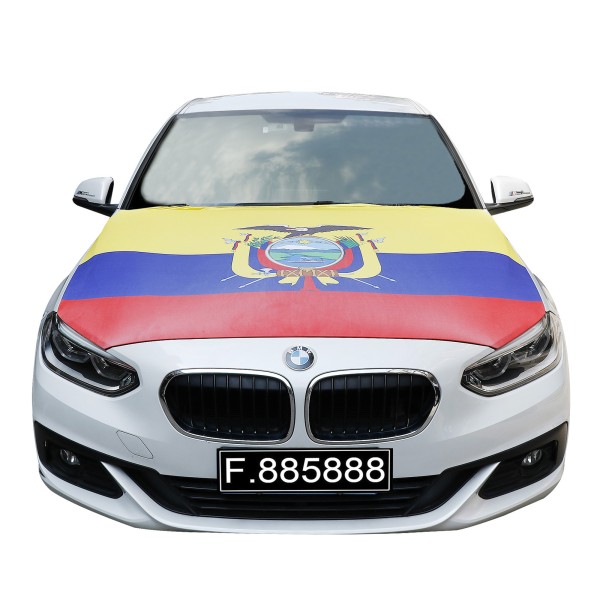 EM Fußball &quot;Ecuador&quot; Motorhauben Überzieher Auto Flagge Fahne