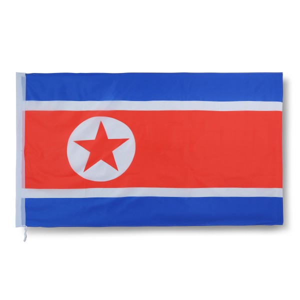 Nord Korea North Korea Fahne Flagge 90 x 150 cm Fanartikel Hissfahne WM EM