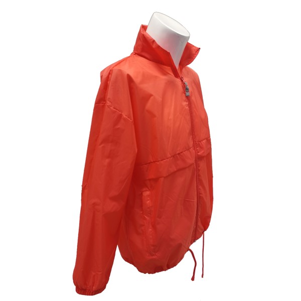 rain jacket unisex &quot;coralle&quot; in belt bag, zipper, hood