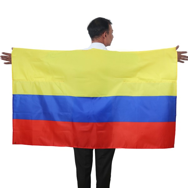 Fan Poncho &quot;Kolumbien&quot; Colombia Umhang Flagge Fußball WM Länder Cape