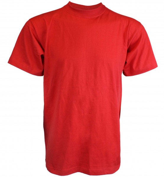 T-Shirt &quot;Uni&quot; Herren Einfarbig Basic Baumwolle