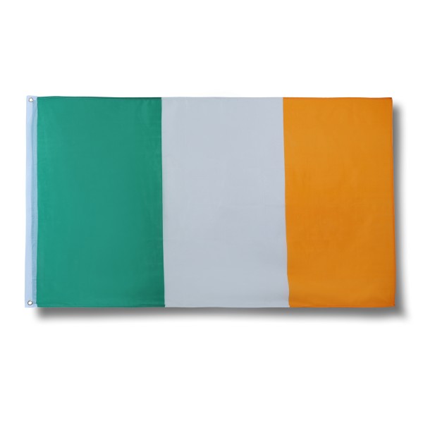Irland Ireland Fahne Flagge 90 x 150 cm Fanartikel Hissfahne Ösen WM EM