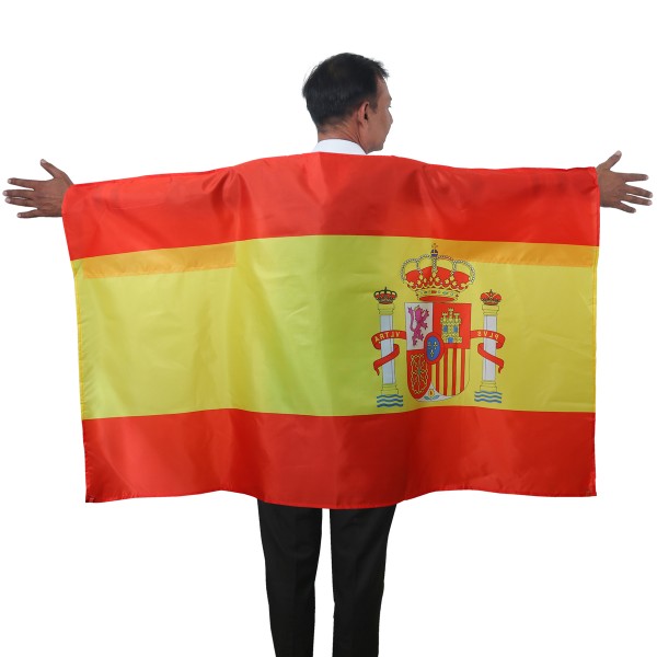 Fan Poncho &quot;Spanien&quot; Spain Umhang Flagge Fußball WM Länder Cape