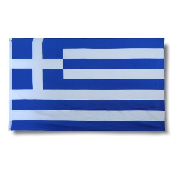 Griechenland Greece Fahne Flagge 90 x 150 cm Fanartikel Hissfahne Ösen WM EM