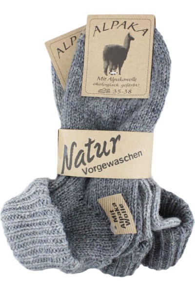 2 Pairs Alpaca Socks &quot;Medium&quot; Folding Winter Sheep Wool